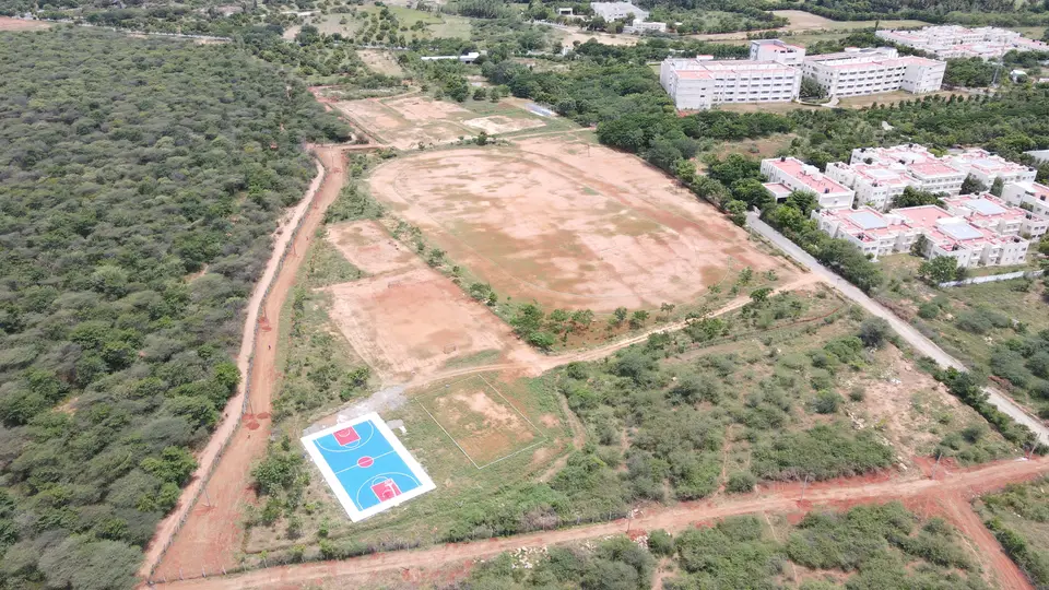 Campus grounds from above