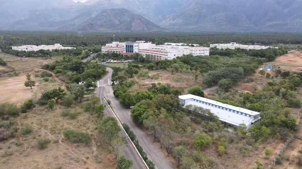 Campus grounds from above